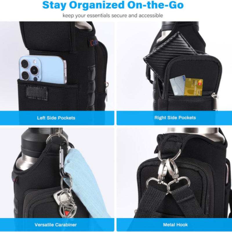 Magnetic Insulated Water Bottle Bag