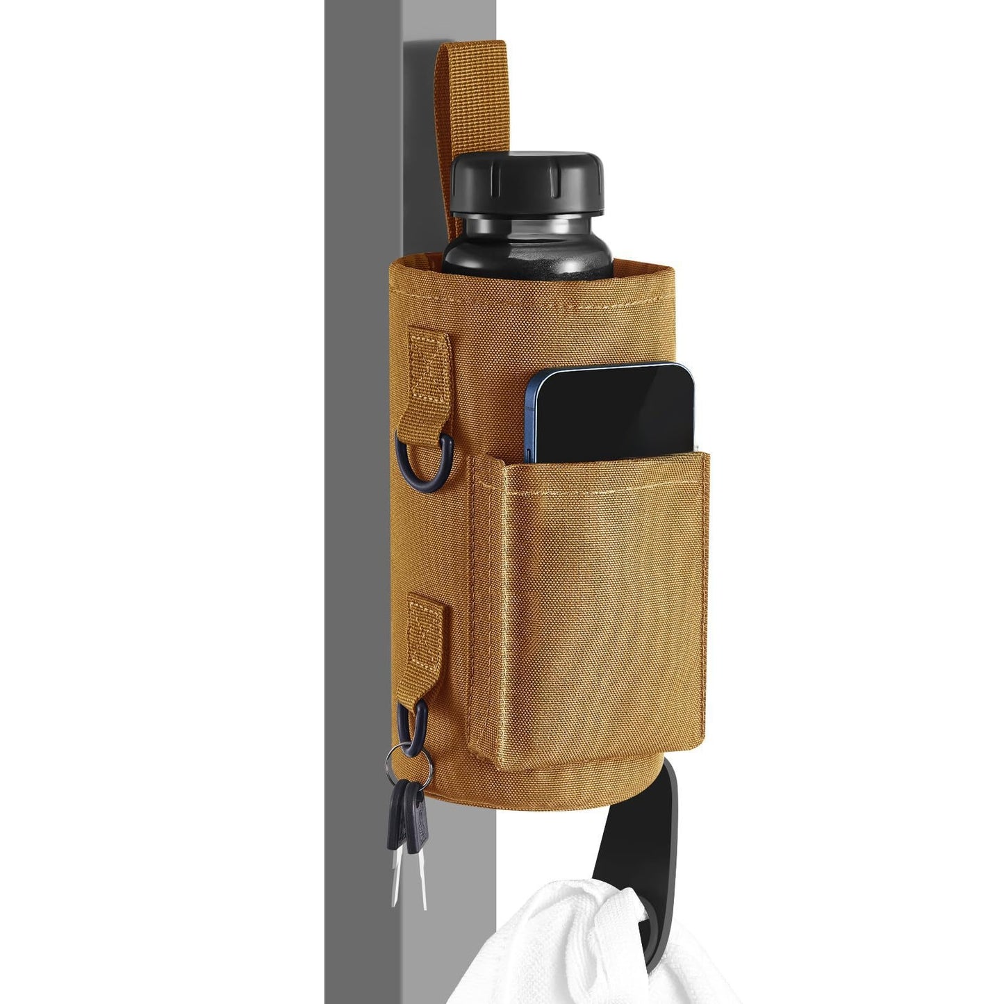 Magnetic Fitness Water Bottle Bag