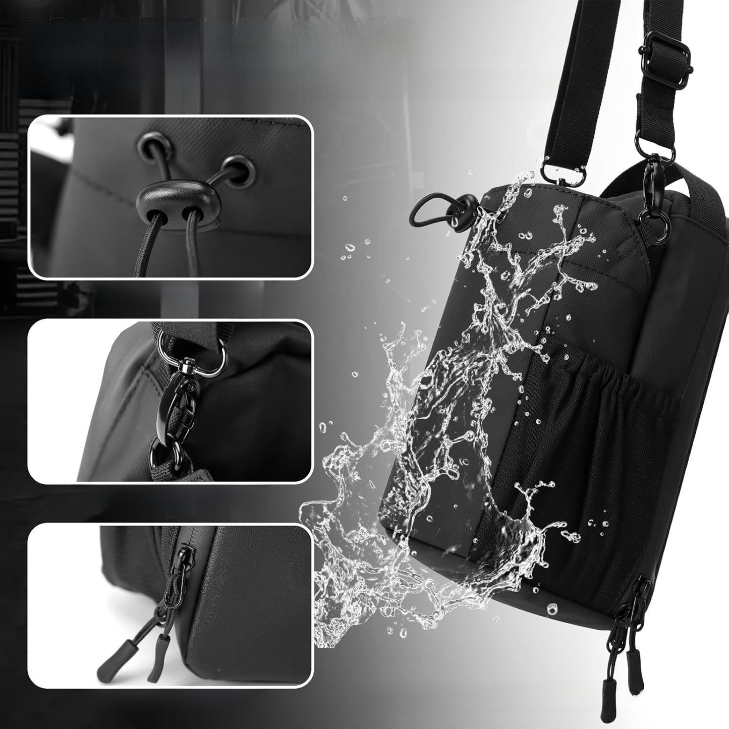Magnetic Fitness Water Bottle Bag